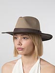 Шляпа STETSON арт. 2791108 OUTDOOR CO/PES (бежевый / коричневый)